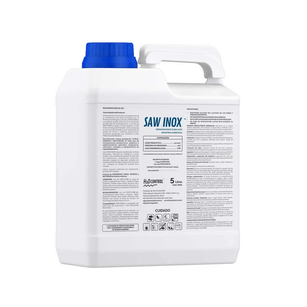 Saw Inox (Desincrustante Acido Nitrico y Fosforico) x 5 kg