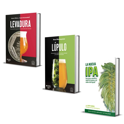 [PACKLILULENIPA] Pack Libros Lupulo, Levadura, La Nueva IPA