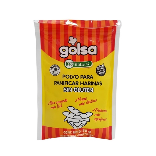 [POLGOL50] Polvo Goma Xántica y Guar Sin TACC Benot 50gr | Panadería Sin Gluten | Esponjoso y Fácil